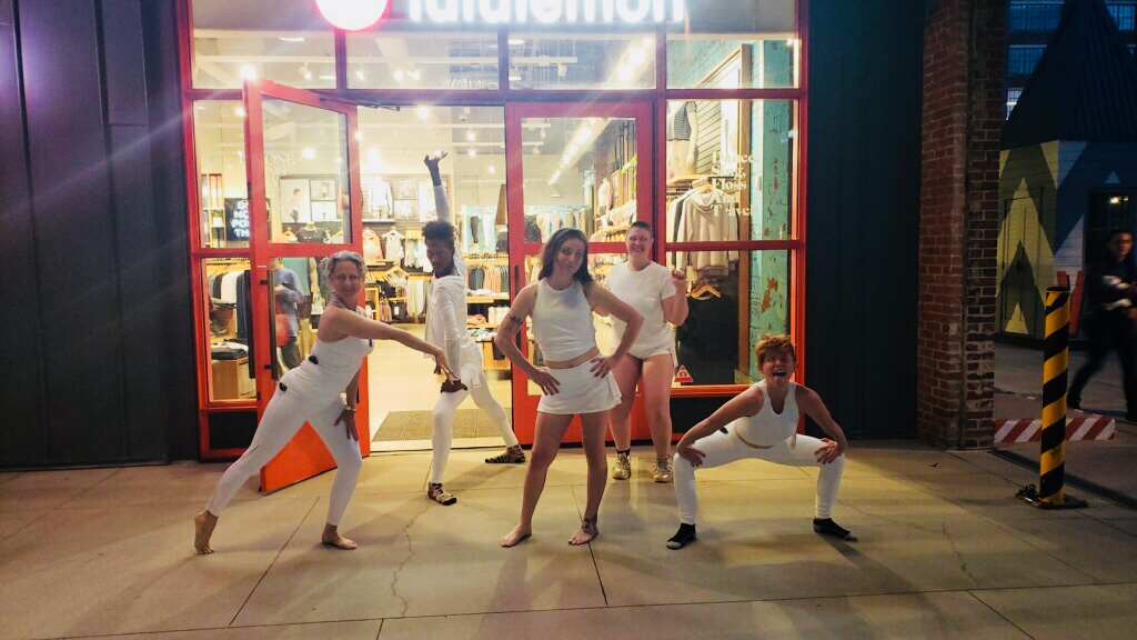 Lululemon donates costumes!